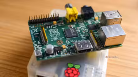 Raspberry Pi on case