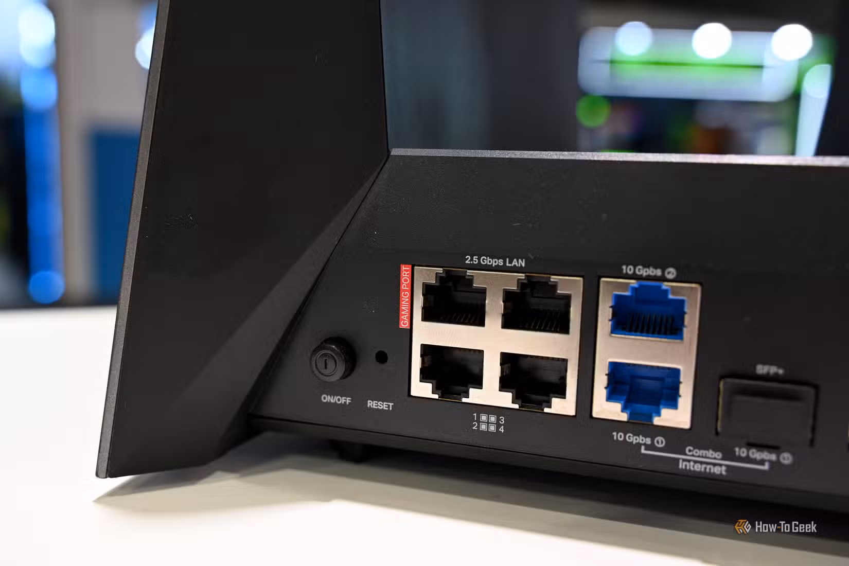 Gaming port on a TP Link router.