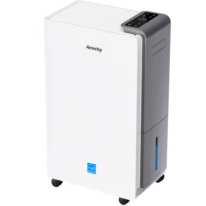 Aeocky dehumidifier on a whitebackground.