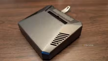 A Raspberry Pi 4 music server.