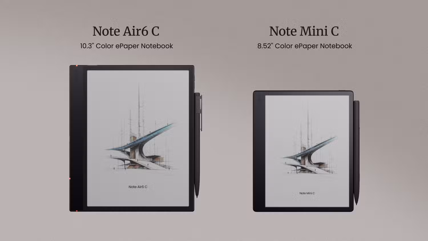 Boox Note Air6 C and Note Mini C