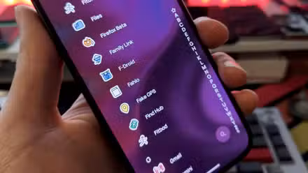 F-Droid in app list on Android phone