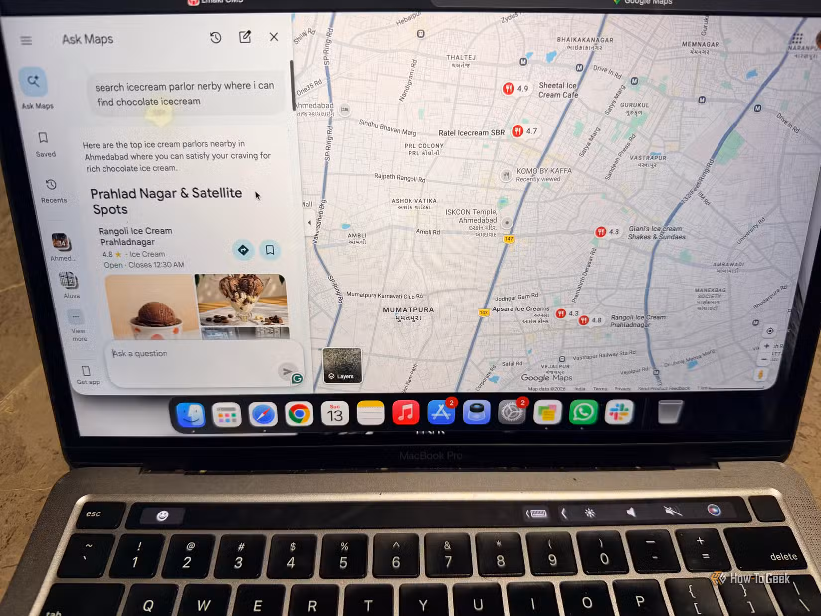 Gemini in Google Maps
