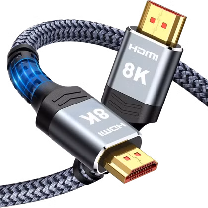 highwings hdmi 2.1 cable on a transparent background.