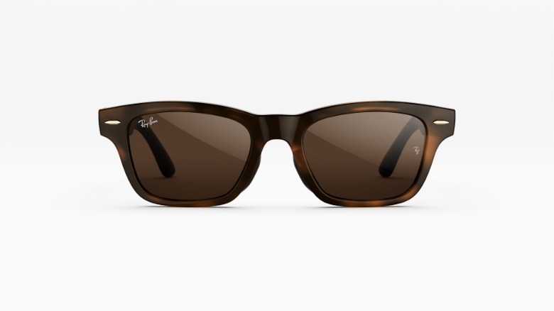 The rectangular Ray-Ban Meta Audio Burbank glasses.