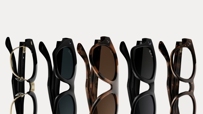 Several models of smart glasses.