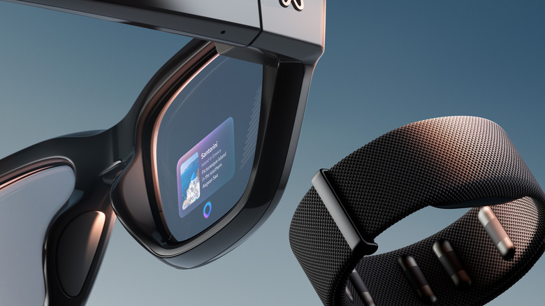 Meta Display glasses.