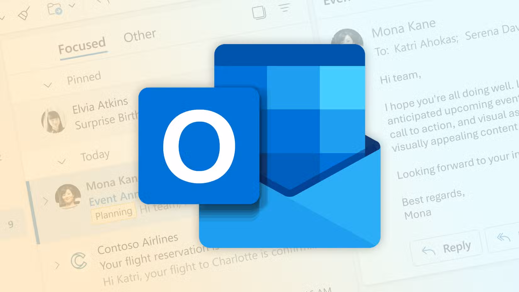 Microsoft Outlook logo.