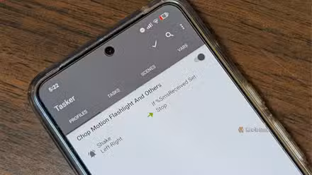 Tasker open on an Pixel 8 Pro. 
