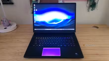 The Alienware 16 Area-51 (2025) gaming laptop open to Windows.