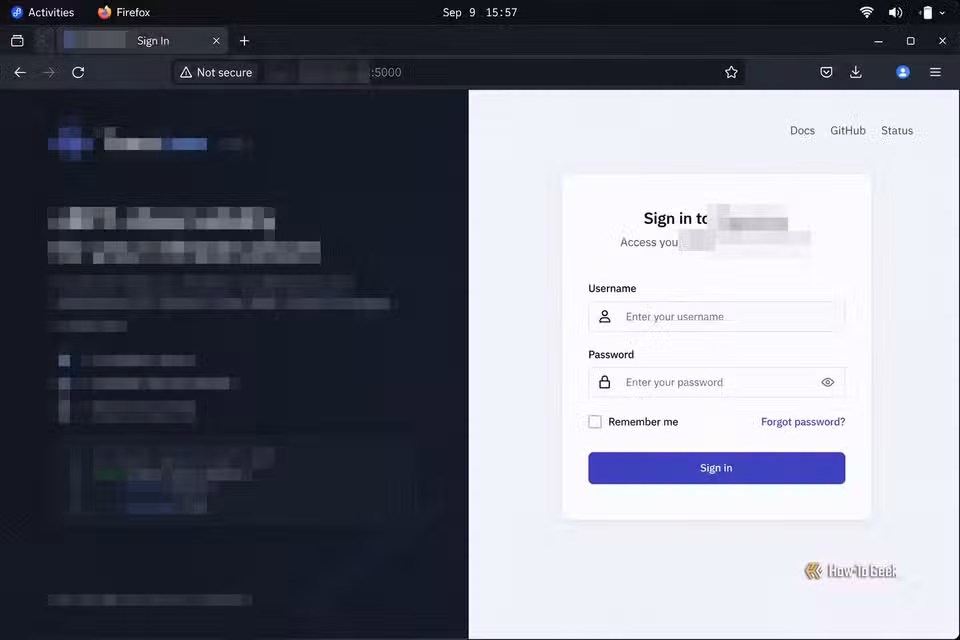 TraceLens eBPF Dashboard Login